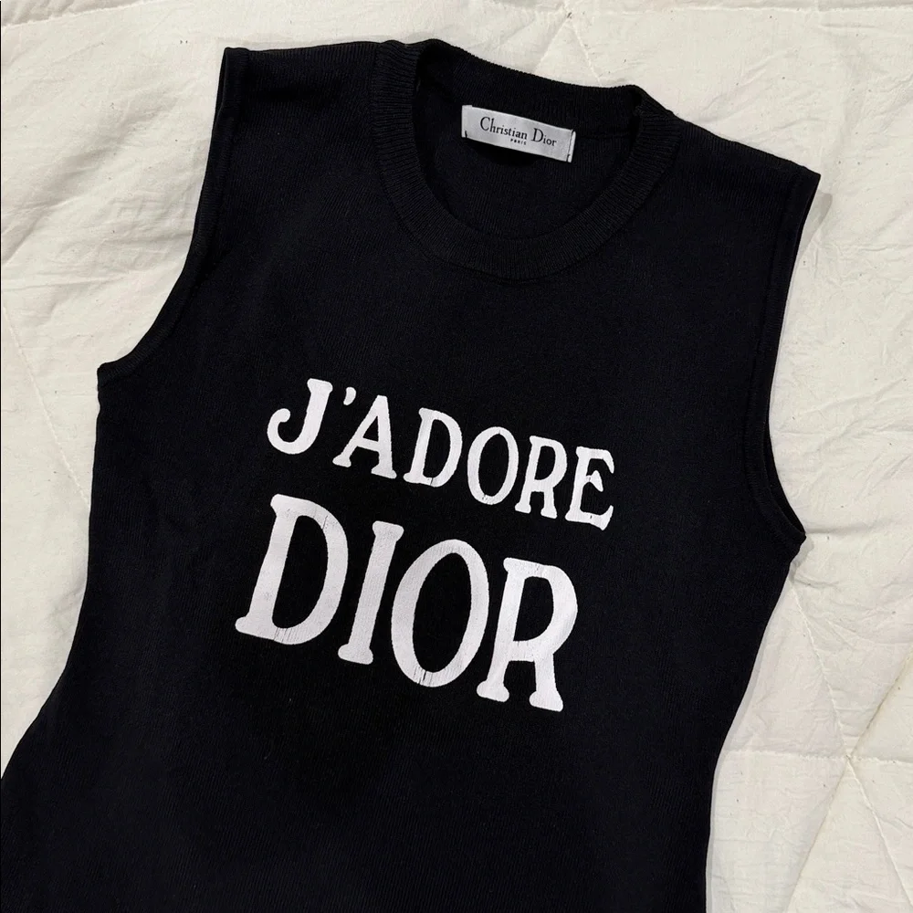 Dior Black Knit Top - Picture 3 of 6